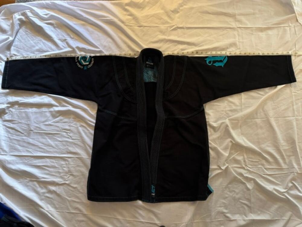 War Tribe IceWeave Women’s W2 BJJ Gi Black Teal Jiu Jitsu Jacket Pants